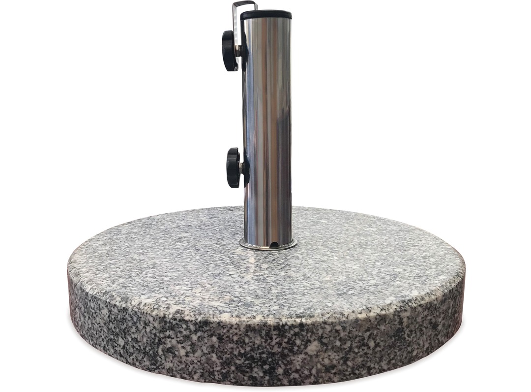 Outdoor Umbrella Base Round Granite 25kg